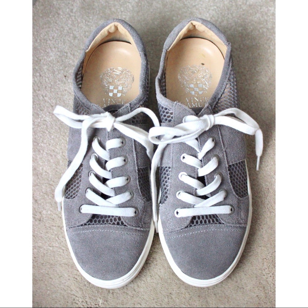 Vince Camuto Breya Sneaker - Grey Suede - 7